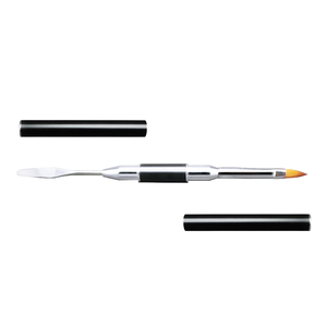 Pinceaux en nylon à double extrémité Vente en gros Extensions de vernis à ongles en gel pour l'<span class=keywords><strong>art</strong></span> des ongles Extensions cheveux plats Produits pour l'<span class=keywords><strong>art</strong></span> des ongles - Product Image 1