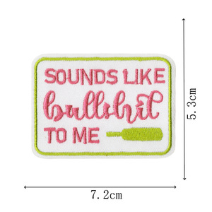 Toppa con ricamo regina di Tequila piccante per risparmiare acqua e bere Margs ferro su Patch suona come una cazzata per Me toppa con cappello da camionista - Product Image 6