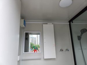 Cuarto de baño al aire libre prefabricado, habitación portátil con inodoro y lavabo, patio trasero, baño, Camping, bloque de inodoro - Product Image 5