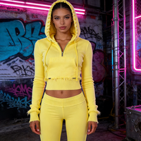 Ensemble sweat-shirt et jogging pour femmes, ensemble de survêtement, dernier design, fabricants de vêtements personnalisés, ensemble de pantalon de jogging pour femmes