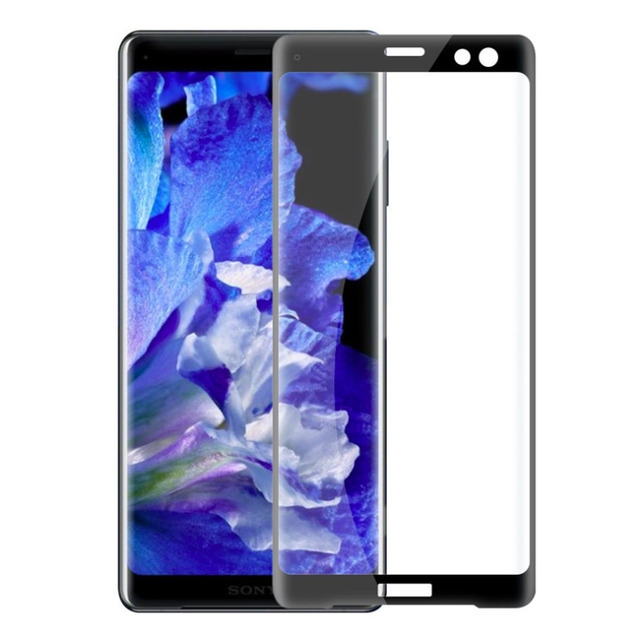 Crysal Clear 3D Curved Full Cover Tempered Glass Screen Protector for Sony Xperia XZ3