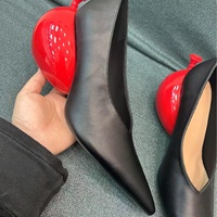 Chaussures féeriques à talons ballon pointus en microfibre, nouvelle collection, disponibles en OEM, pour femmes, série explosion, couleur unie