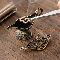 Prix usine brûleur d'encens 9cm petite lampe arabe forme encens centés encensoir Antique porte-poudre maison décor cadeau