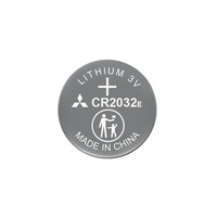 Mitsubishi CR2032 3V Batería de moneda de litio Limno2 Pila de botón para control remoto de automóvil para juguetes y electrodomésticos
