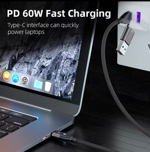 Colorido teléfono móvil Cable <span class=keywords><strong>USB</strong></span> de carga rápida PD 100W 60W 6 en 1 Magnético <span class=keywords><strong>Micro</strong></span> <span class=keywords><strong>USB</strong></span> Tipo C Cargador Cables de datos - Product Image 4