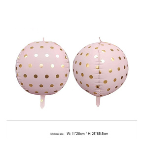 Venda por Atacado de Vestido de Princesa Rosa para Casamento, Balões de Folha 4D para Decorações de Chá de Bebê e Festa de Aniversário de Princesa - Product Image 3