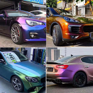 Film de protection PPF couleur 60x50 mat, rouleau PPF couleur en TPU satiné, métallique, basalt, satiné or, noir brillant, teinté, caméléon PPF - Product Image 2