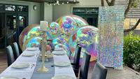2024 nouveauté chine usine personnalisé grand ballon miroir disco gonflable, boule miroir gonflable pour la publicité sphère orbes