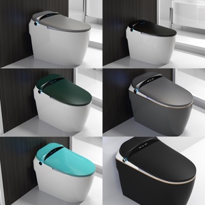 <span class=keywords><strong>WC</strong></span> électrique de luxe intelligent et automatique pour salle de bain d'hôtel, avec télécommande - Product Image 2
