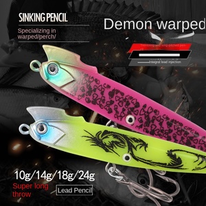 Esca di pollo piccante con demone Luya Beat Bass Sanben Hook per la <span class=keywords><strong>pesca</strong></span> fluviale e in mare per le specie Zander - Product Image 3