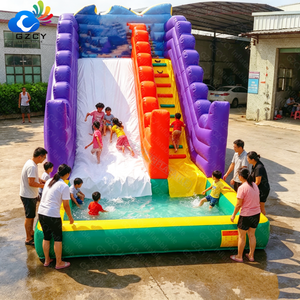 <span class=keywords><strong>Toboggan</strong></span> aquatique gonflable commercial <span class=keywords><strong>avec</strong></span> <span class=keywords><strong>piscine</strong></span>, toboggans aquatiques gonflables pas chers pour enfants - Product Image 6
