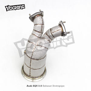 Tuning échappement catted tuyau de descente pour Audi <span class=keywords><strong>SQ5</strong></span> FY 3.0T 2017-2023 <span class=keywords><strong>prix</strong></span> de gros en acier inoxydable en-tête catalyseur tuyaux d'échappement - Product Image 5