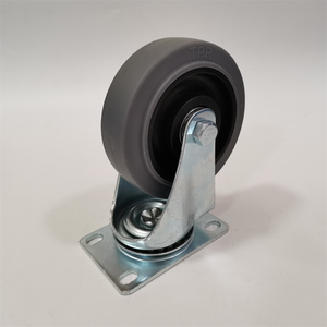 CMCL 4 Zoll antistatische Rollenrad grau Werkstatt Rollenrad ESD TPR-Rolle - Product Image 5