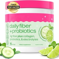 Poudre de Collagène Électrolytique pour Adultes avec Fibres et Probiotiques Quotidiens pour le Soutien de la Mémoire et du Sommeil 180g Personnalisation OEM