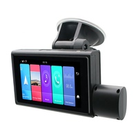 Caméra de voiture DVR double écran LCD 4G avec GPS, point d'accès WiFi, diffusion en direct, ADAS, enregistreur vidéo boîte noire, double objectif, Android 8.1, 1 an de garantie BW-W318S