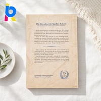Impression de livres personnalisés haut de gamme pour romans et littérature reliés, impression offset, vente en gros, expédition rapide, logo personnalisé