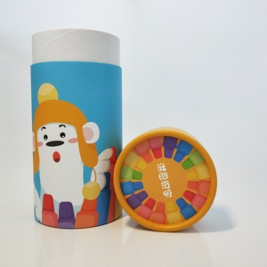 Caja Redonda de Cartón Kraft, Tubos de Embalaje, Envases Cilíndricos de Papel para Alimentos Secos para Mascotas (Perros/Gatos/Aves), Contenedor para Suplementos - Product Image 3