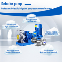 Pompe à eau électrique Dehuike à aspiration axiale en acier inoxydable haute pression pour l'extraction d'eau de mer/la distribution d'eau thermale