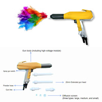 Offre Spéciale : Équipement de Revêtement en Poudre Électrostatique Portable AH-812 Populaire pour la Peinture de Rayonnages