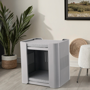 BAQTALE yüksek kalite rahat plastik köpek kulübesi yatak kapalı Pet evler ve mobilya - Product Image 3