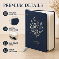 Carnet de notes personnalisable haut de gamme avec couverture rigide en PU, papier couché, ruban, pour écriture quotidienne et croquis, idéal comme cadeau, 150x190mm, 100 feuilles