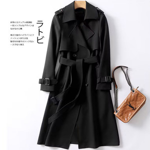 <span class=keywords><strong>Manteau</strong></span> trench élégant pour <span class=keywords><strong>femme</strong></span>, style britannique, <span class=keywords><strong>mi</strong></span>-<span class=keywords><strong>long</strong></span>, ceinture, couleur unie - Product Image 5