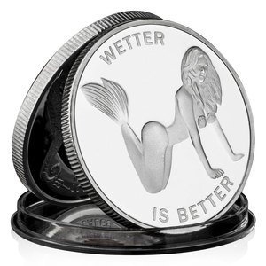 Đi xuống trong tìm kiếm của Ngọc Trai muff thợ lặn Công Đoàn sưu tập vàng bạc mạ đồng xu lưu niệm Đồng Xu Kỷ Niệm - Product Image 4