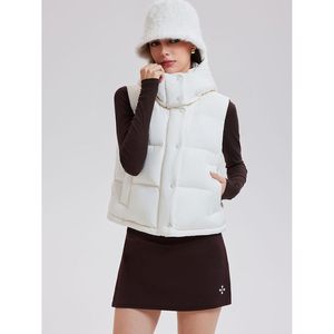 Chaleco Corto Acolchado para Mujer FOXA, 800 Fill, Plumón de Ganso Ligero, Sin Mangas, Abrigo de Invierno con Capucha Desmontable - Product Image 3