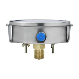 مقياس ضغط الهواء منخفض التكلفة سهل التركيب 60 ميجا باسكال نوع مشبك من الفولاذ المقاوم للصدأ - Product Image 4