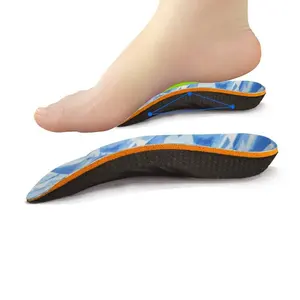 OEM/ODM 3/4 하프 Orthotic 깔창 아치 지원 플랫 발 삽입 신발 패드 정형 안창 신발