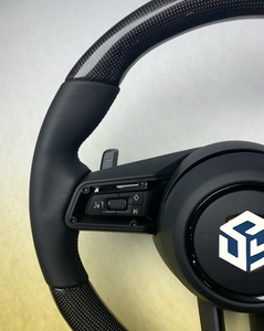 Volante Alcantara completo personalizado para Porsche 991 991,2 Gt3 911-991 992 987 <span class=keywords><strong>Cayenne</strong></span> 958 Boxster 718 Cayman <span class=keywords><strong>Macan</strong></span> - Product Image 4