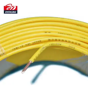 Kabel Daya Ac 2.5 Sq Mm, Kawat Listrik Aembre Inti Tembaga Padat Tunggal untuk Penerangan