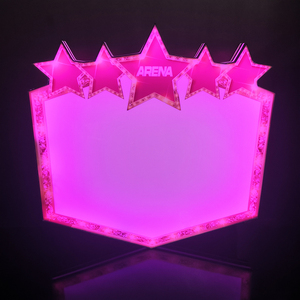 Anpassbare LED-Nachrichtentafel mit individuellem Logo für Nachtclub <span class=keywords><strong>VIP</strong></span>-Flaschenservice und Geburtstagsfeiern (<span class=keywords><strong>KT</strong></span>-Stil) - Product Image 5