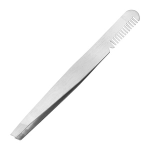 Pinzas de <span class=keywords><strong>Cejas</strong></span> de Acero Inoxidable de Doble Uso de Alta Gama <span class=keywords><strong>con</strong></span> Diseño de Trabajo Preciso - Product Image 3