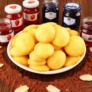 Galletas Redondas y Bizcochos al por Mayor, Galletas Halal de Alta Calidad con <span class=keywords><strong>Harina</strong></span> de Trigo y Rico Aroma a Huevo - Product Image 5