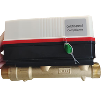 Compteur d'eau intelligent à ultrasons numérique en laiton IP68 Lorawan Modbus Rs485 Gprs 4G avec sortie impulsion prépayée Dn15, personnalisable par le fabricant