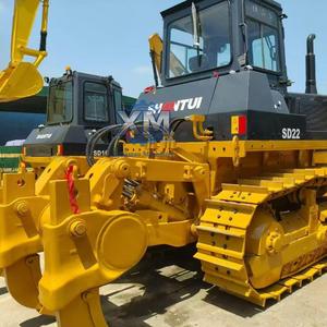 Bulldozer Grande SD22 de 235hp, Usado, Marca Shantui, Multifuncional, con Orugas, para Recoger, Empujar y Transportar Carbón en Bosques - Product Image 2