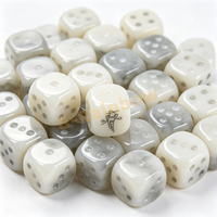 Dés personnalisés à 6 faces, dés de jeu standard colorés, ensemble de dés pour jeux de table