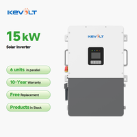 Système Photovoltaïque Complet KEVOLT, Kits Solaires 10kW 15kW 20kW, Système d'Énergie Solaire Hybride pour Toiture, pour la Maison