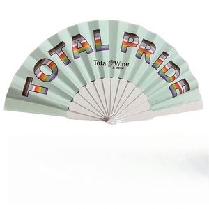 Abanicos de mano plegables españoles de plástico para fiestas, bailes de graduación y bodas - Product Image 1