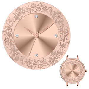 Tùy chỉnh của riêng bạn Logo phụ nữ sang trọng đồng hồ quay số in ấn với tinh thể Rhinestone - Product Image 2