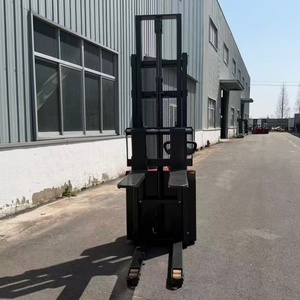 Apilador de Palés Eléctrico, Elevador de Palés de 1000 kg, 1500 kg, 2000 kg, Apilador Semieléctrico, Precio de Apilador Eléctrico Walkie - Product Image 3