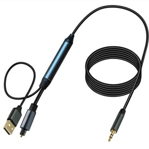 Cable de Audio Óptico TOSLINK+USB de Uno a Dos con Alimentación y Chip DAC Integrado para Sistemas de Sonido y Reproductores de CD - Product Image 1