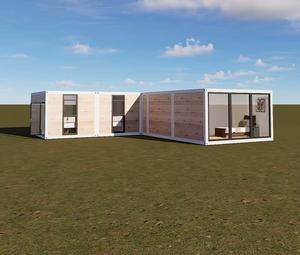 Finesse prix minuscule maison moderne Structure en acier économique 20 pieds luxe détachable bureau extérieur Portable préfabriqué conteneur maison - Product Image 3