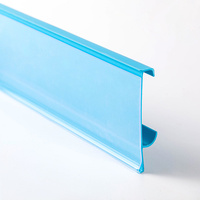 Étiquette de prix en PVC pour étagère de supermarché, bande de données transparente, porte-étiquette de prix, fournitures d'entreposage