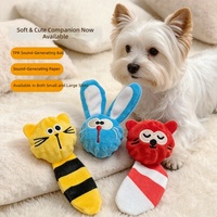 Jouet pour chien en caoutchouc thermoplastique, balle élastique qui couine, résistant aux morsures, jouets et accessoires pour animaux de compagnie