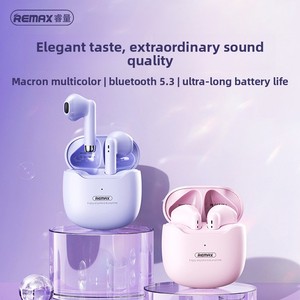 Écouteurs sans fil TWS Remax les plus vendus pour 5.3 - Son stéréo semi intra-auriculaire - Autonomie de 10 à 15h ; Style bonbon de coton - Product Image 2