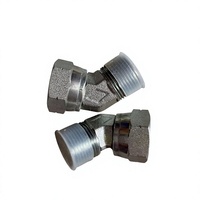 Connecteur hydraulique droit en acier au carbone haute résistance et acier inoxydable, raccord de tuyauterie haute pression