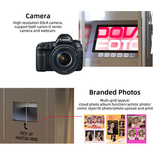Photo Booth Máy bán hàng tự động tất cả-trong-một máy in phần mềm Logo Shell từ xa công nghệ cao Nhà cung cấp tự phục vụ máy - Product Image 6
