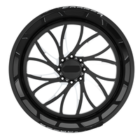 Jantes de camion forgées sur mesure SL 28X12 28X14 20X14 26X16 30X16 Super Single Deep Concave Polished avec 8X170 8X180 pour Ford F250